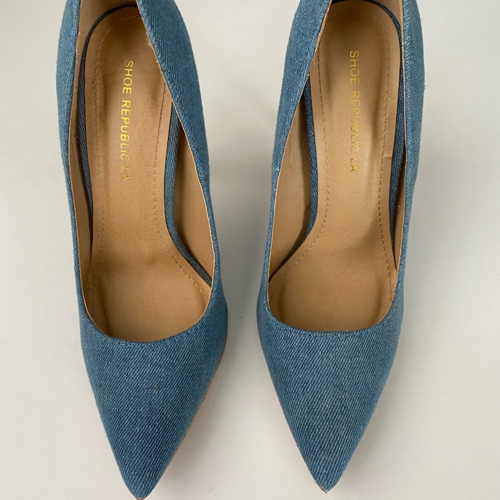 Sassy denim stilettos!